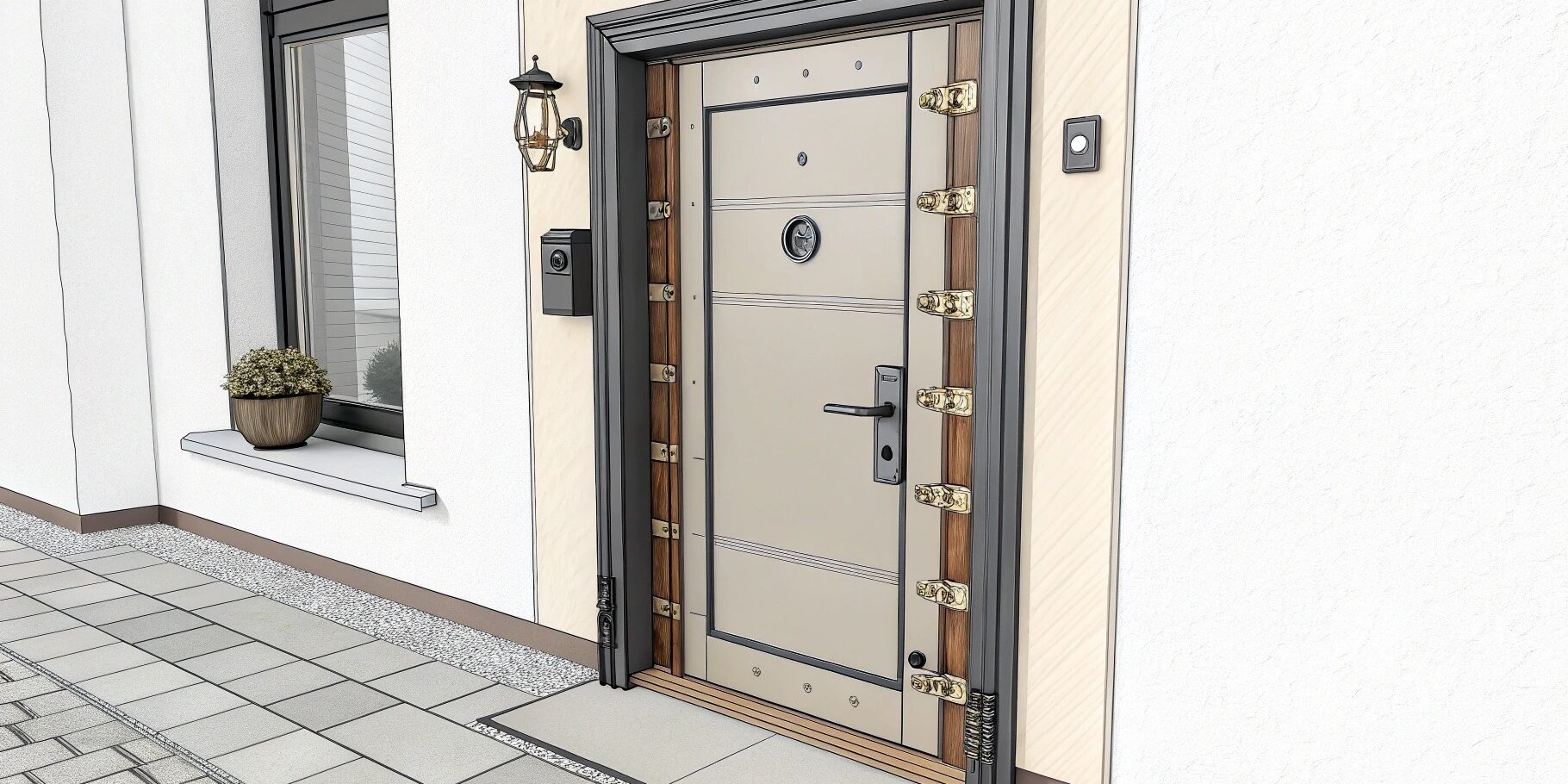 stangenschloss wohnungstür